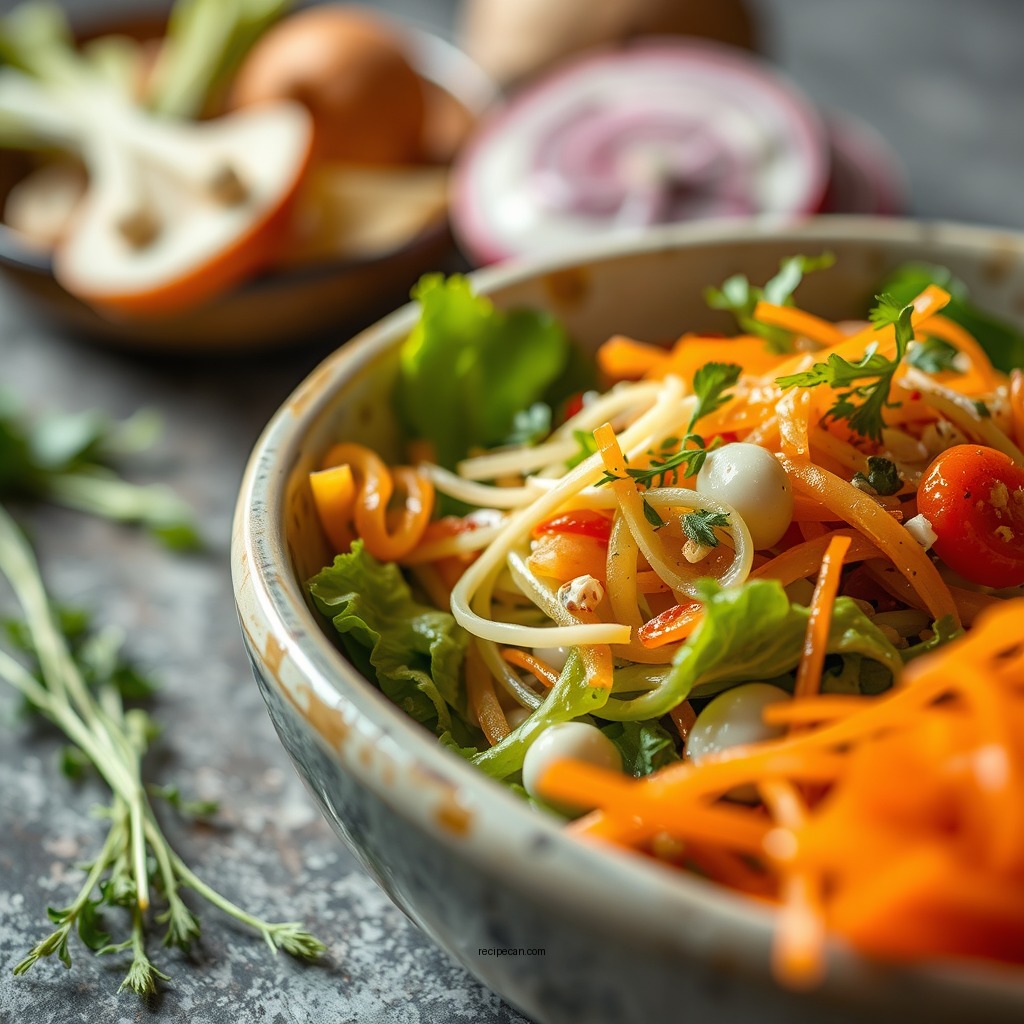 Ingredients Needed - warabi salad recipe