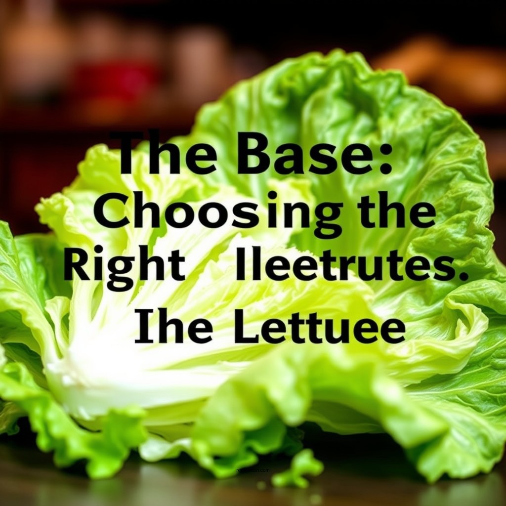 The Base: Choosing the Right Lettuce - wedge salad recipe without blue cheese