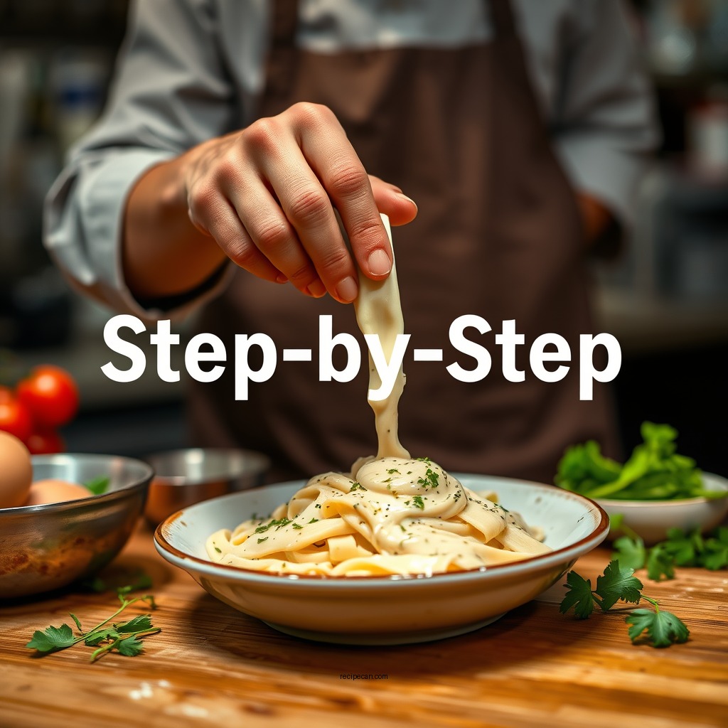 Step-by-Step Recipe - what is the recipe for alfredo sauce