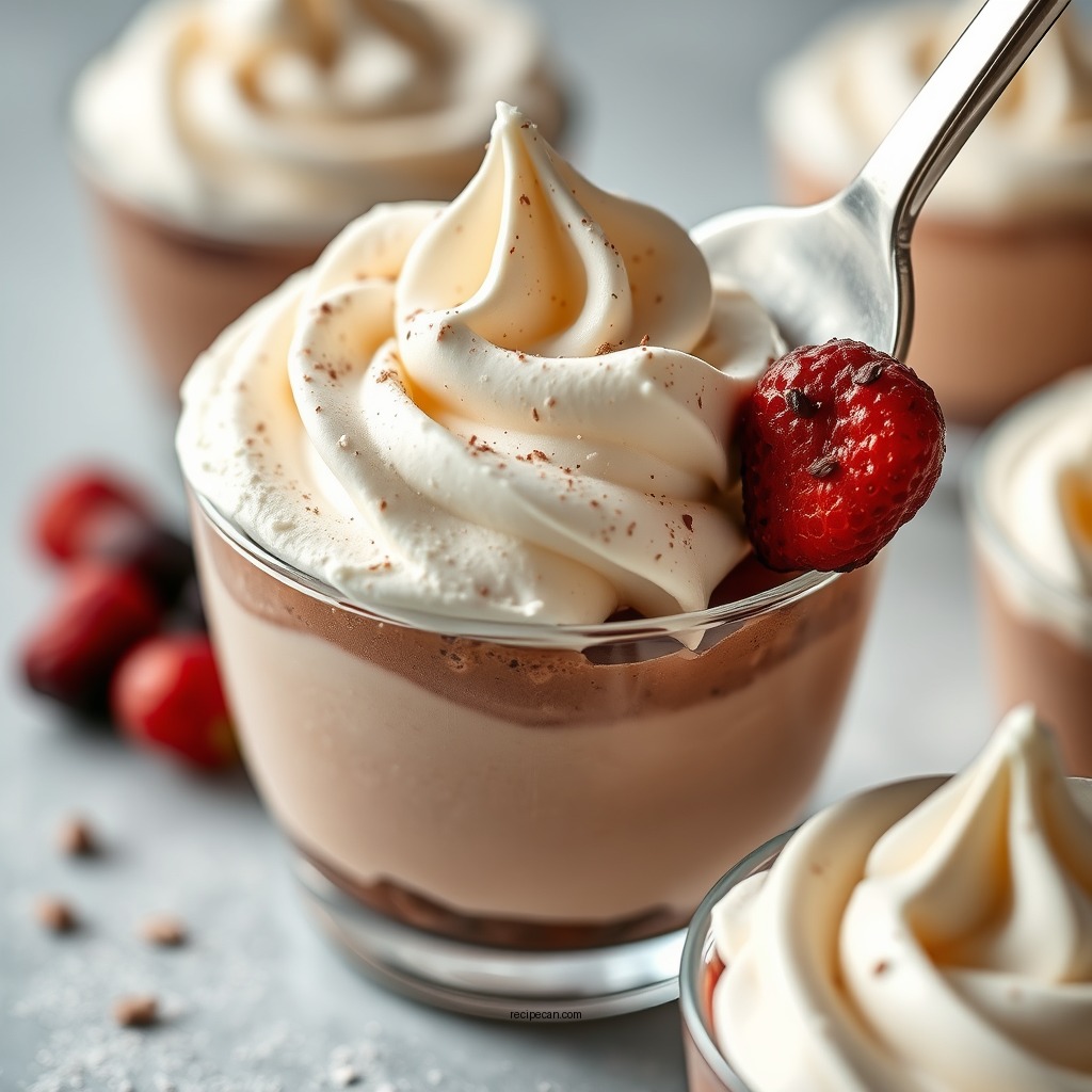 Whipping the Cream - white and milk chocolate mousse recipe