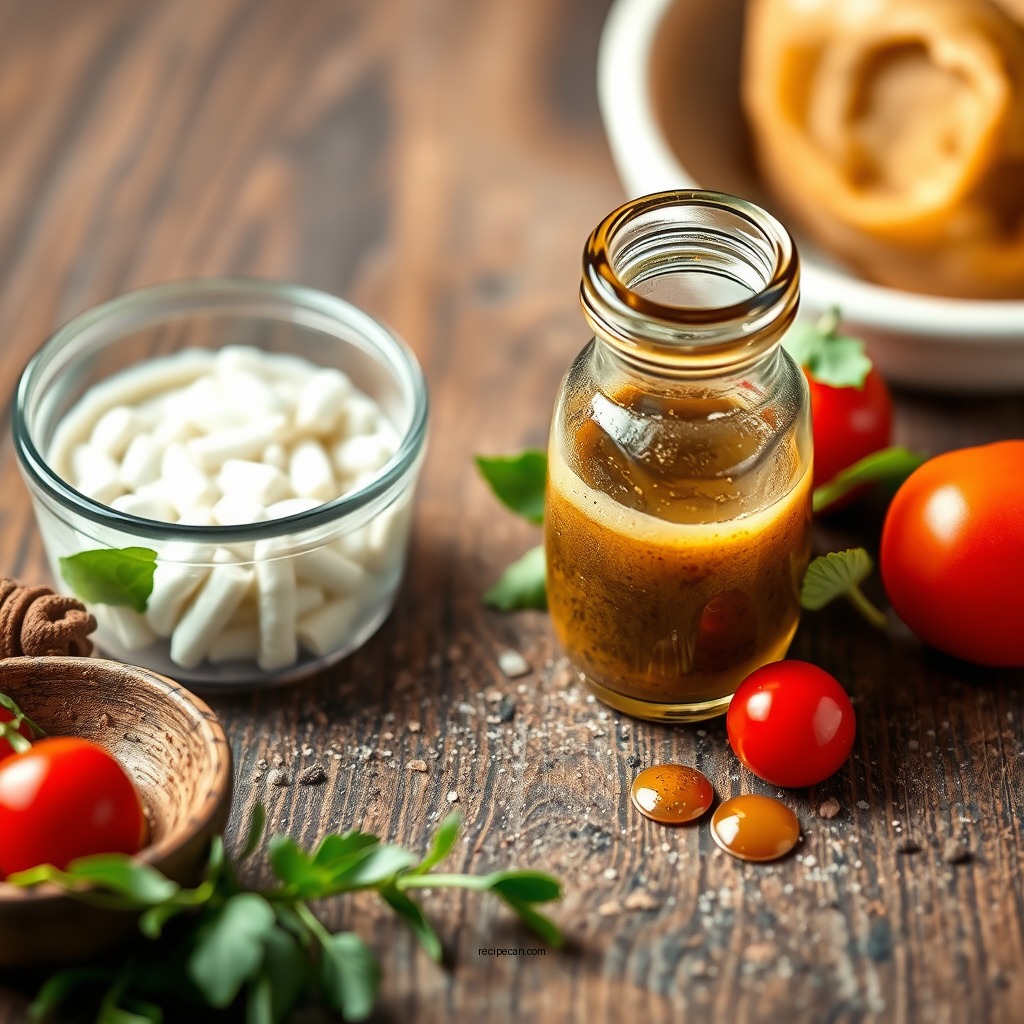 Ingredients You’ll Need - white balsamic salad dressing recipe