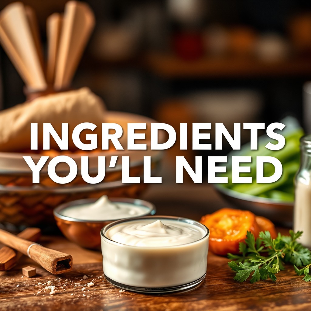 Ingredients You'll Need - white barbecue sauce recipe