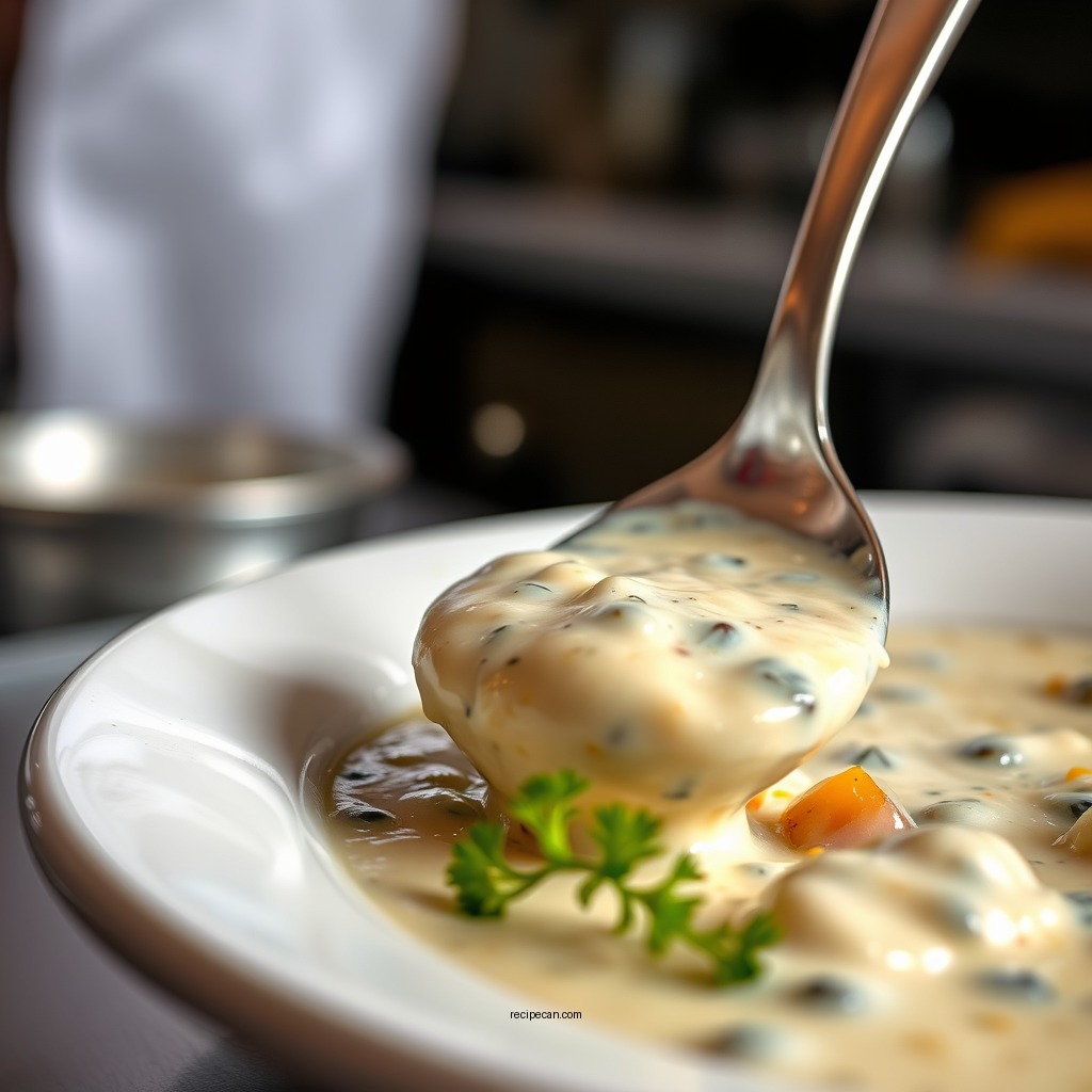 Making the Sauce - white clam sauce recipe