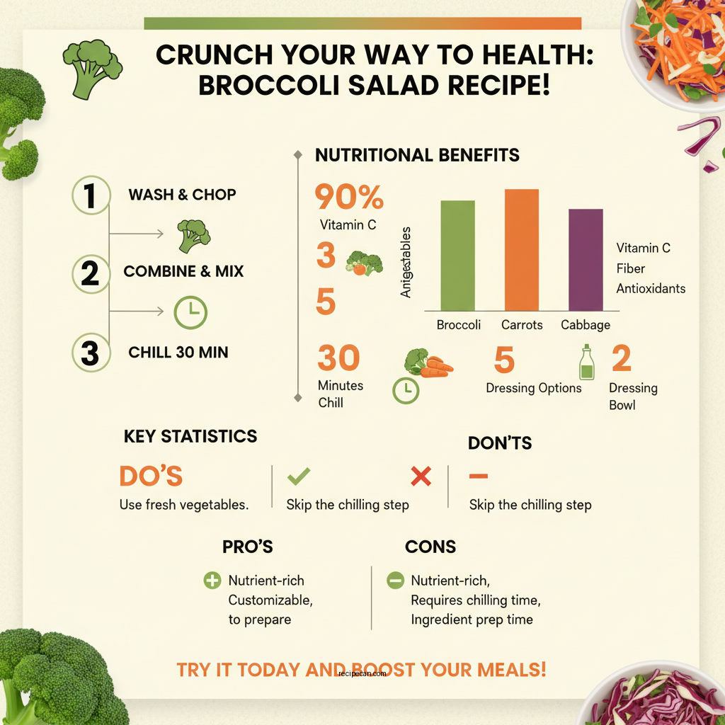 whole foods broccoli crunch salad recipe - Data Infographic and Statistics