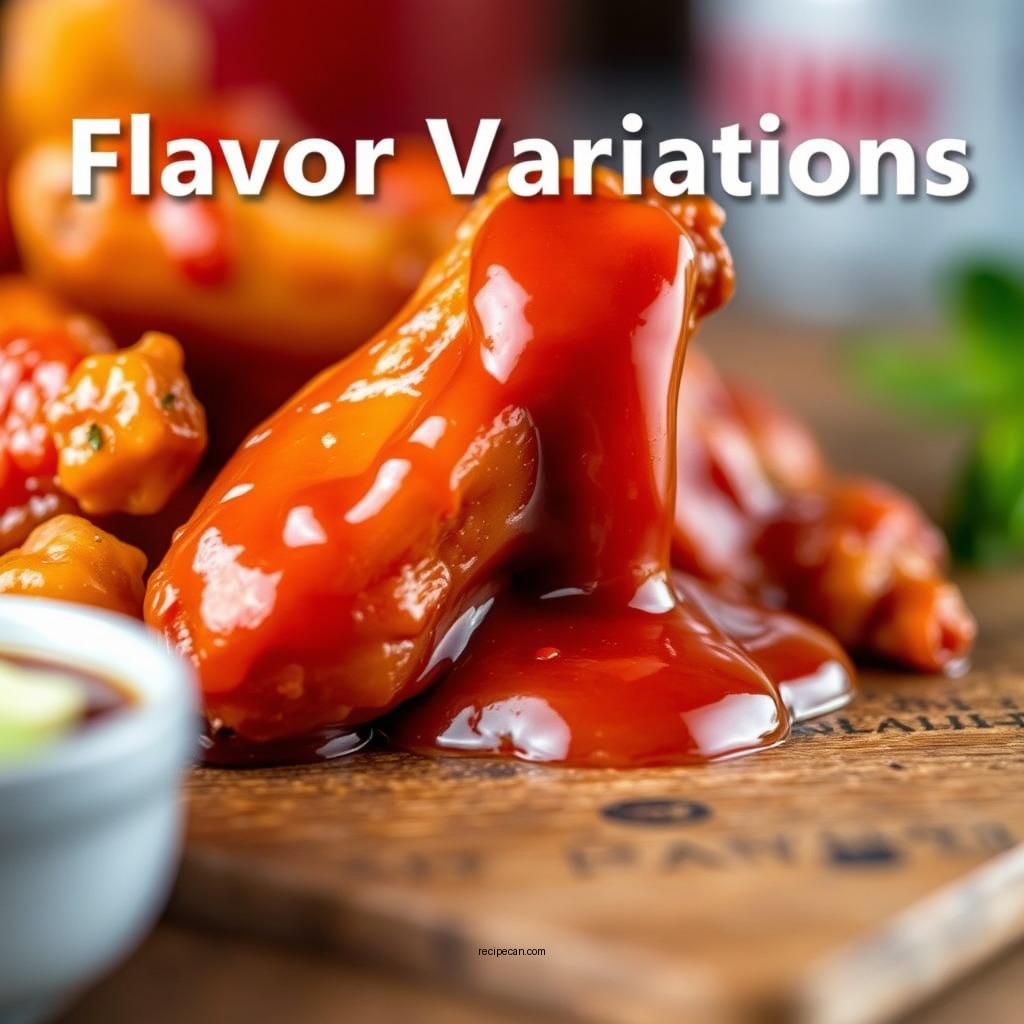 Flavor Variations - wing sauce recipe