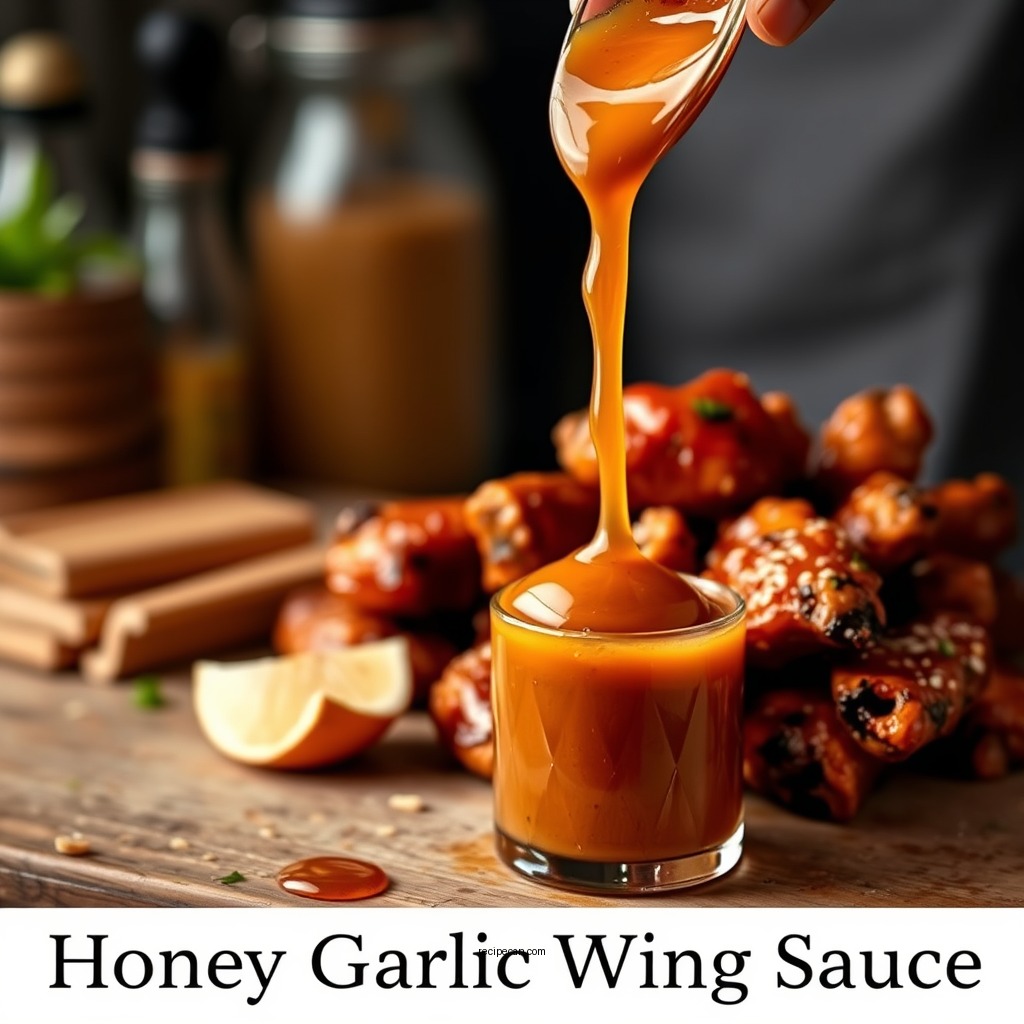 Honey Garlic Wing Sauce - wing sauce recipes