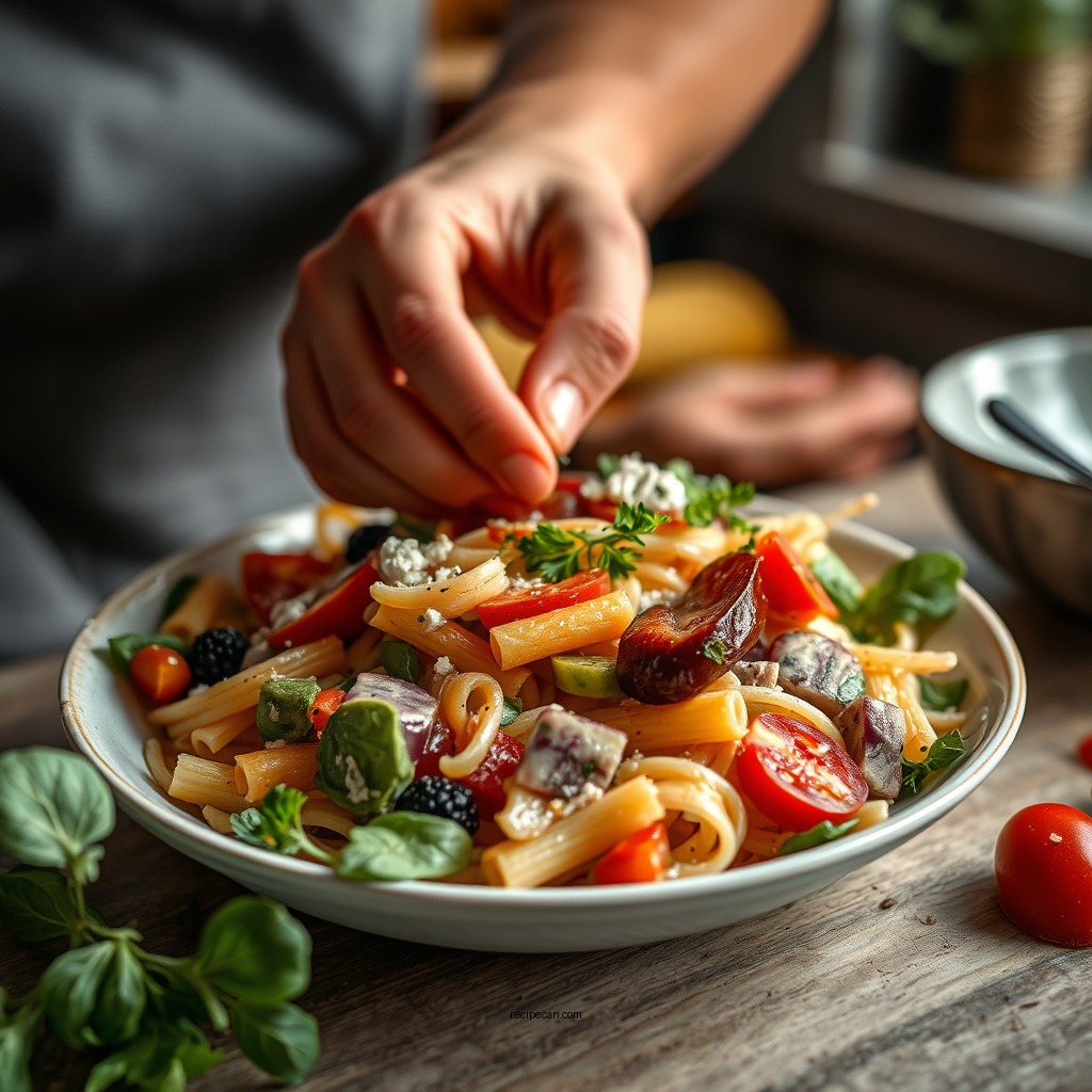 Preparation Steps for the Perfect Salad - winter pasta salad recipe