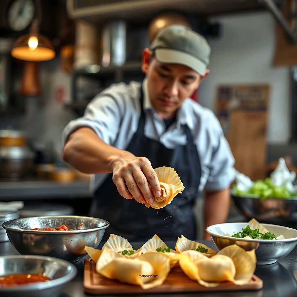 Step-by-Step Instructions - wonton wrap recipe