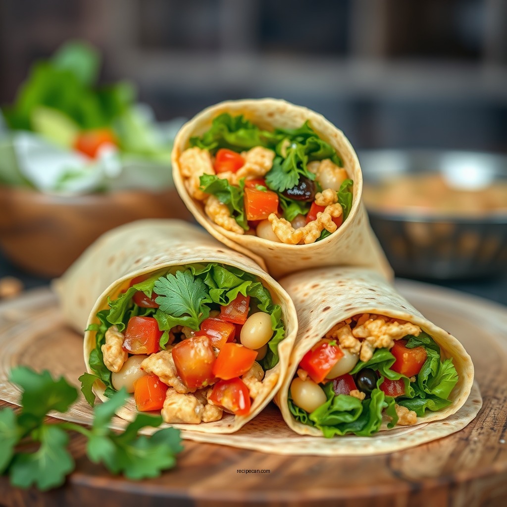 Veggie Hummus Wrap - wraps recipe