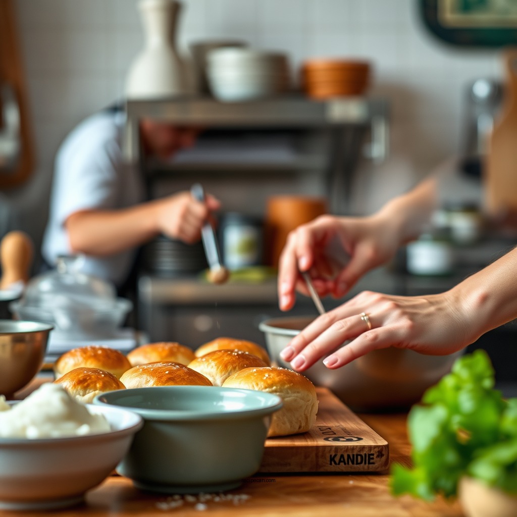Step-by-Step Preparation - yeast dinner rolls recipe