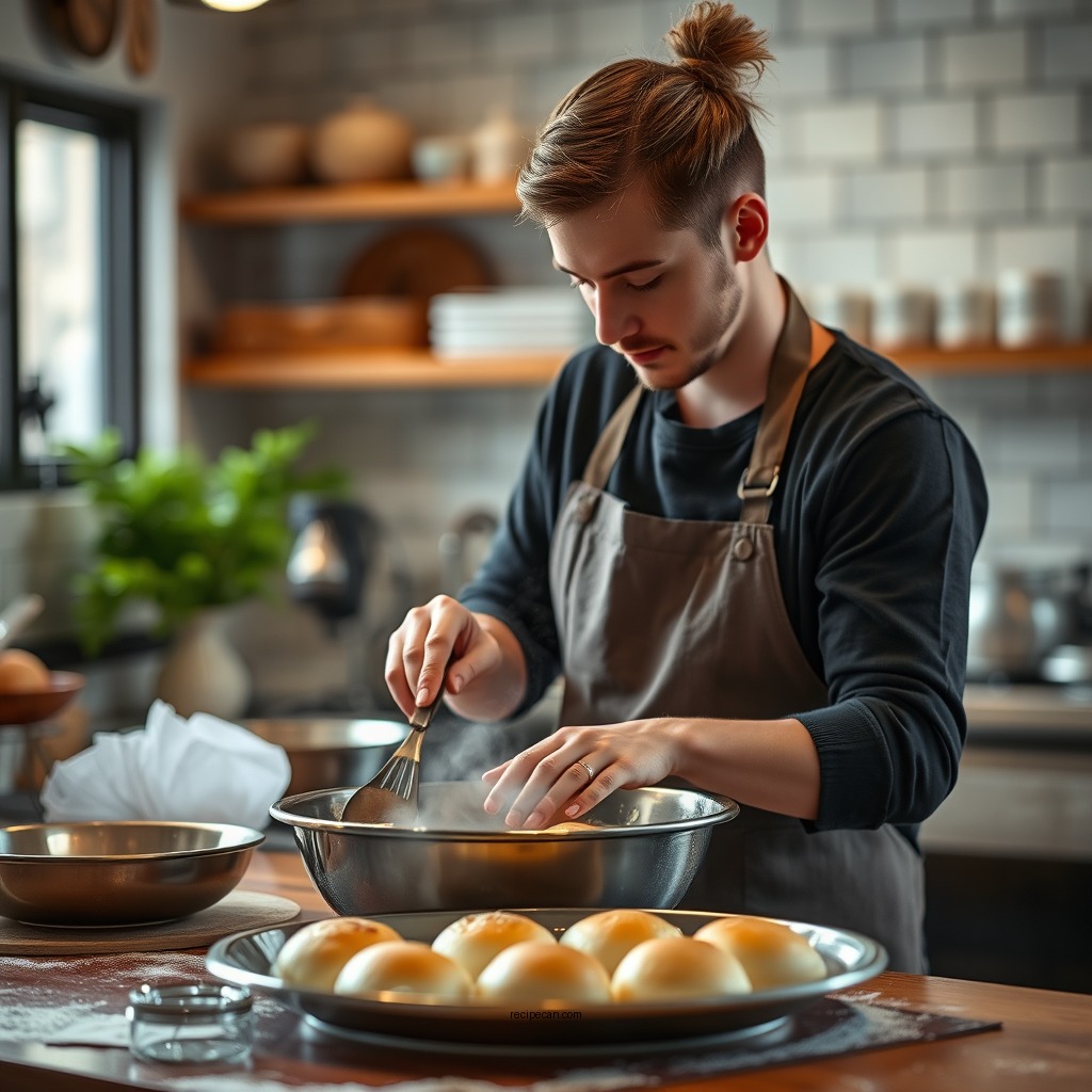 Step-by-Step Preparation - yeast rolls recipe easy