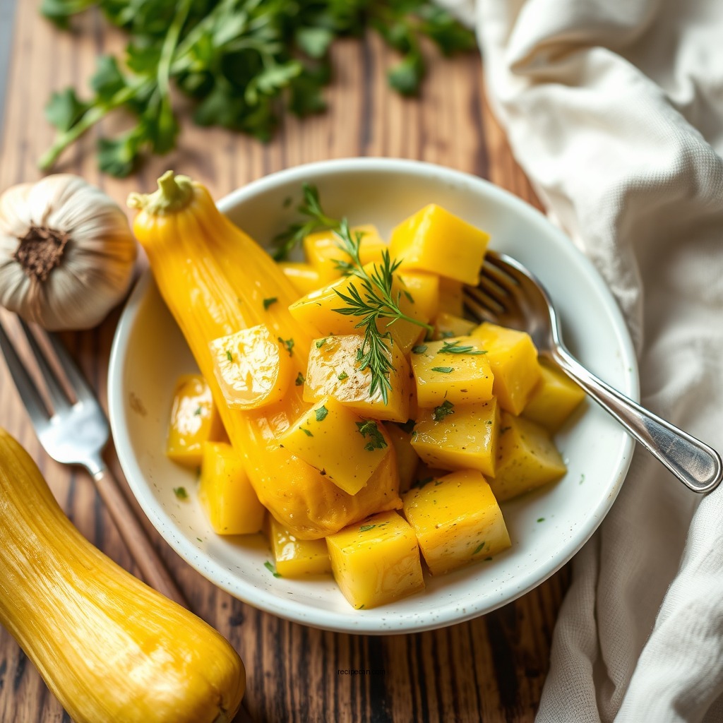 Sautéed Yellow Summer Squash with Garlic - yellow summer squash recipes