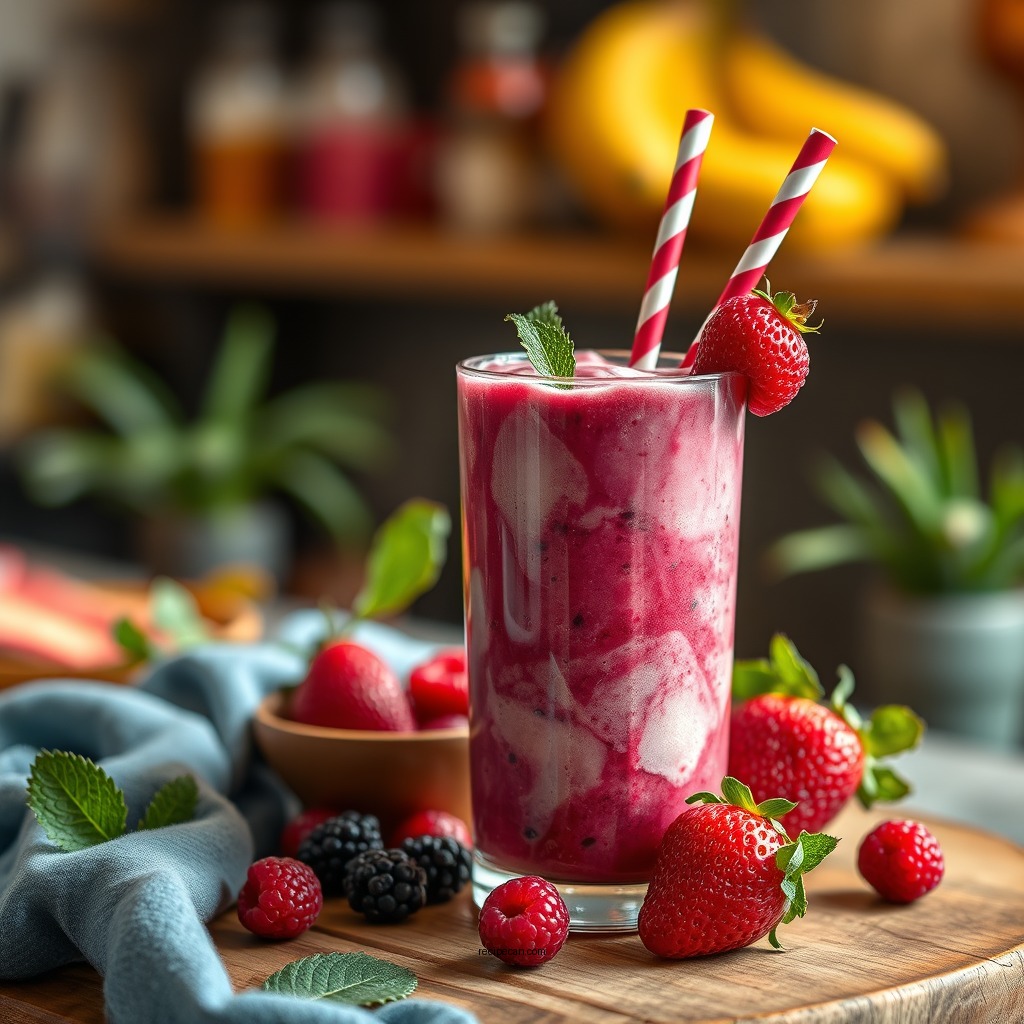 Fairy Fountain Berry Blast - zelda smoothie recipes