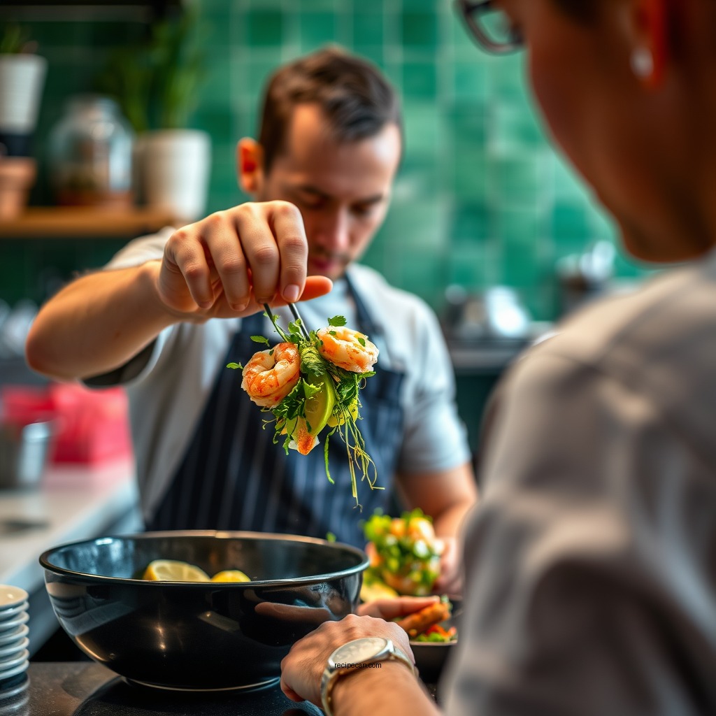 Preparation Steps - zesty lime shrimp and avocado salad recipe