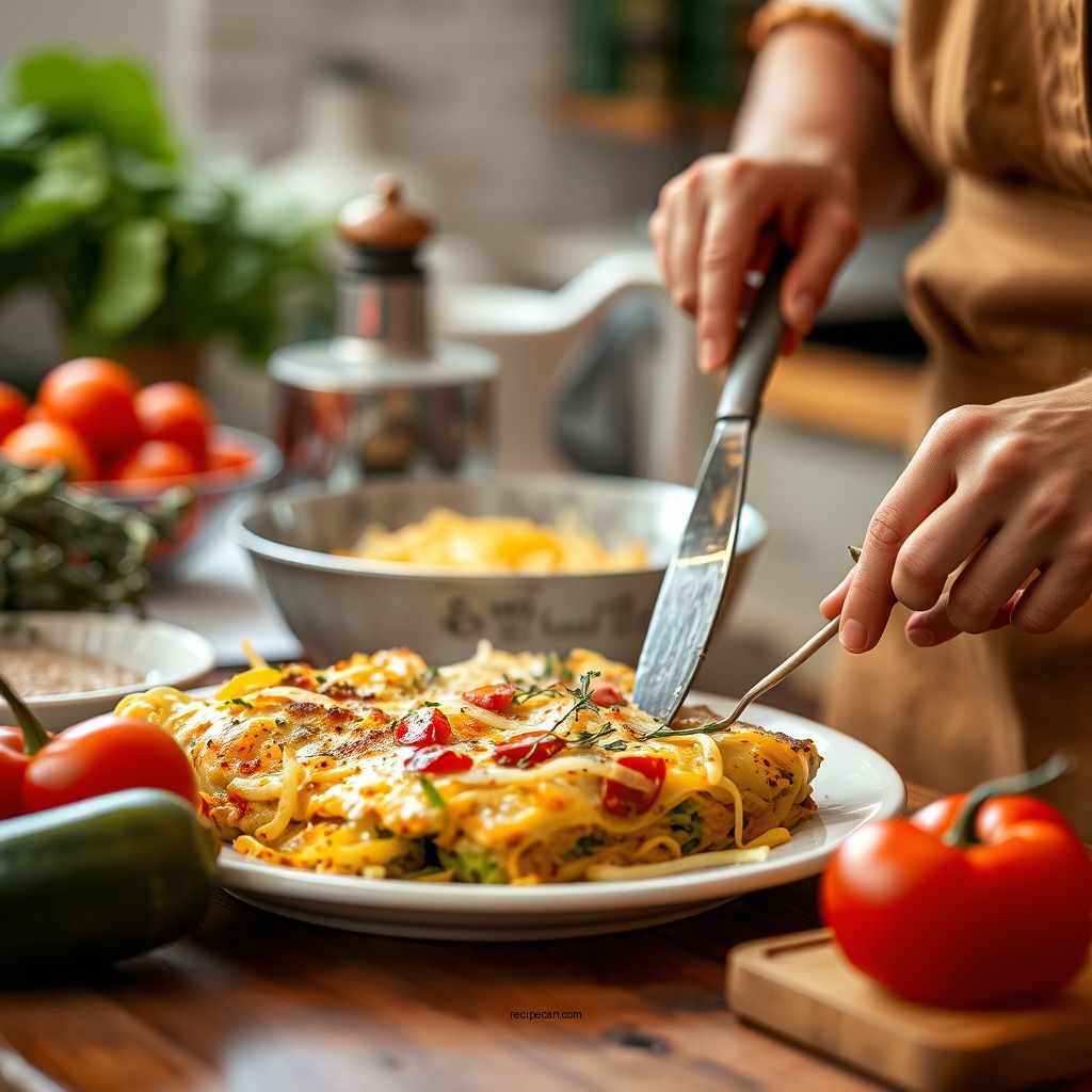 Preparing the Vegetables - zucchini and squash lasagna recipe