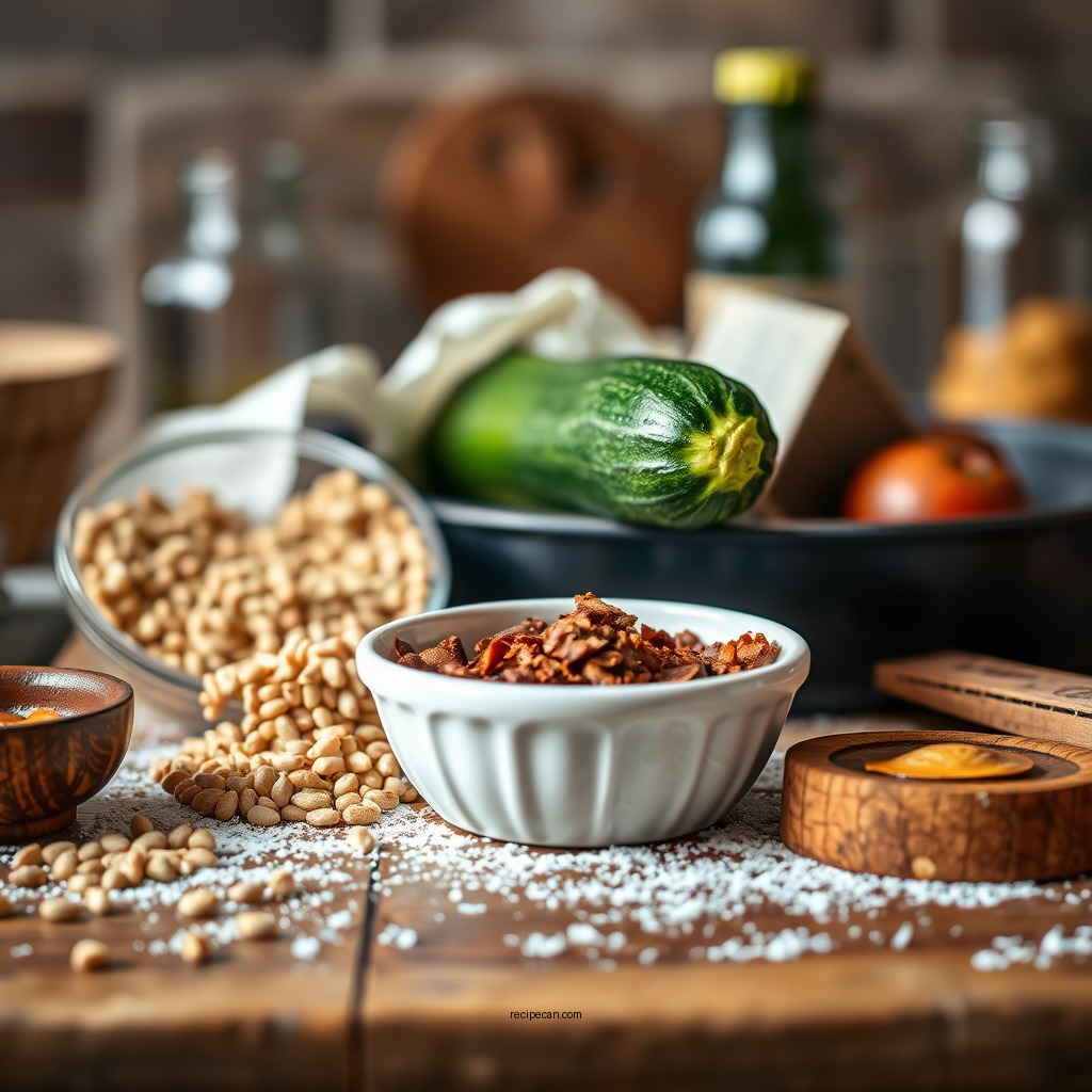 Ingredients You’ll Need - zucchini brownie recipe