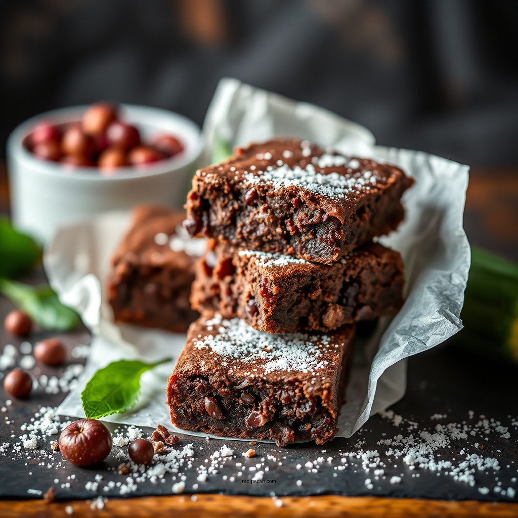 Ingredients You'll Need - zucchini chocolate brownies recipe