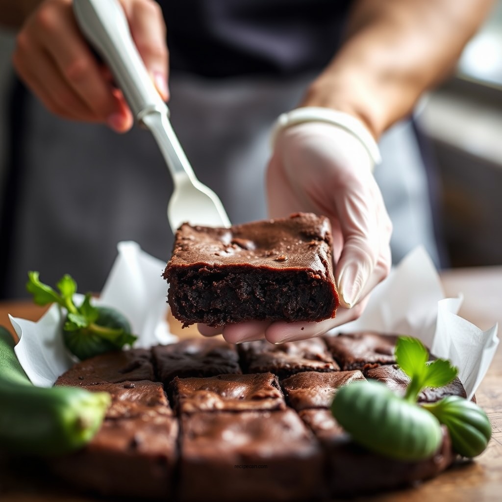 Step-by-Step Instructions - zucchini chocolate brownies recipe