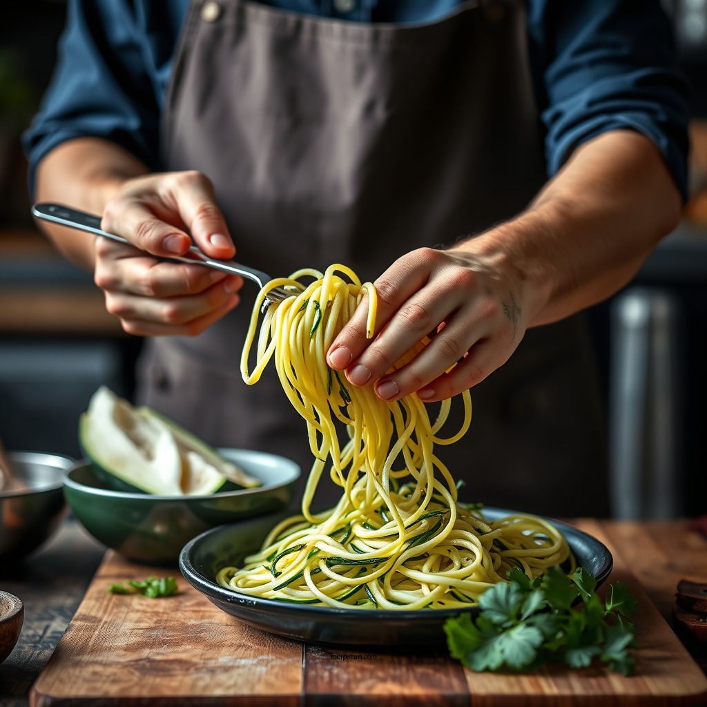 How to Prepare Zucchini Noodles - zucchini squash noodles recipe