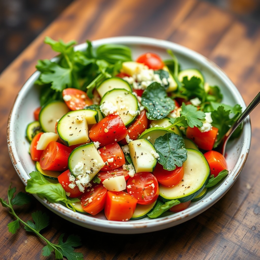 Refreshing Zucchini Salads - zucchini summer squash recipes