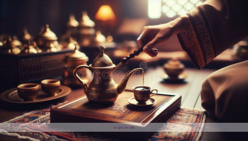 Arabic Coffee Preparation Step-By-Step Traditional Utensils Authentic Arabic Coffee Recipe - arabic coffee recipe