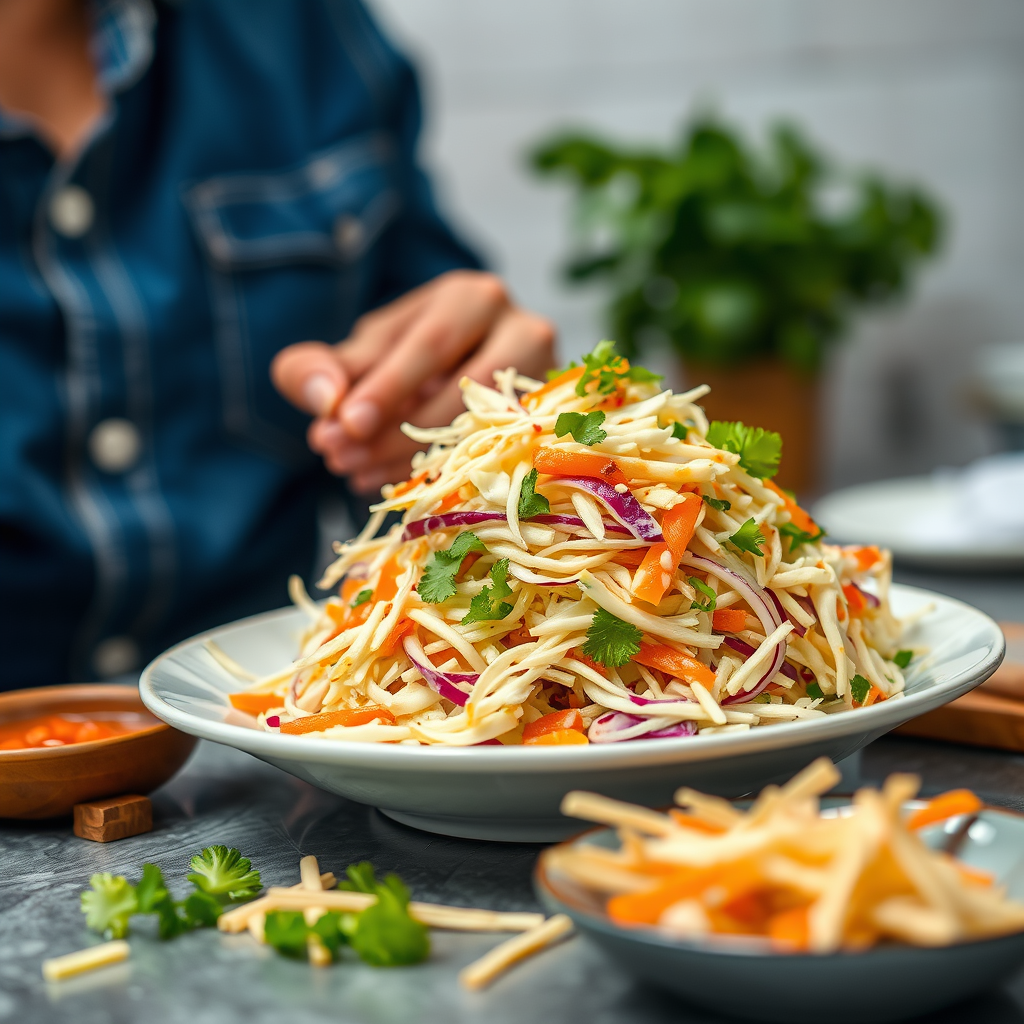Asian-Inspired Coleslaw - coleslaw recipes with mayonnaise