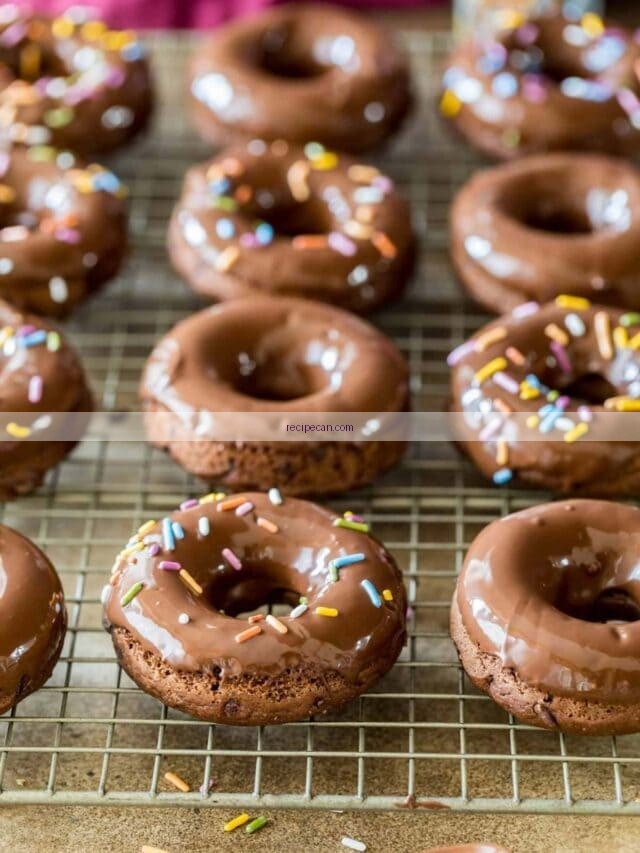 Baked Chocolate Donuts Logo - chocolate donut recipes