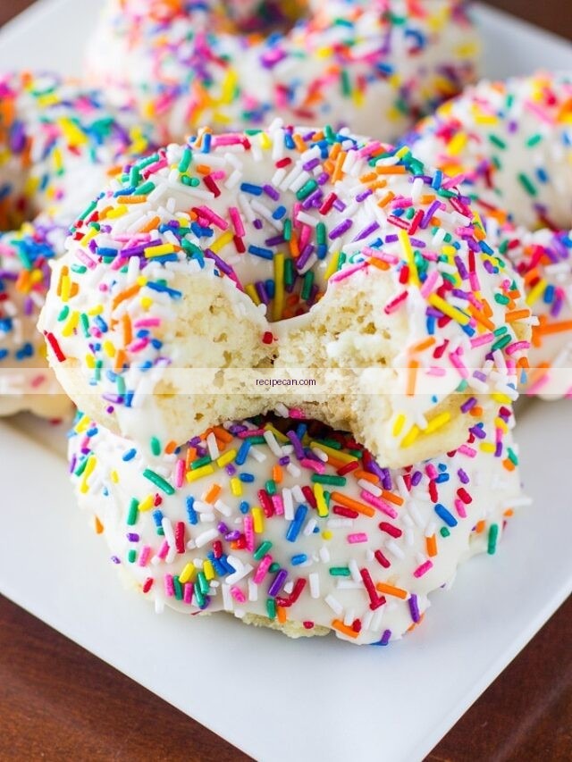 Baked Vanilla Donuts Logo - donut recipes baked