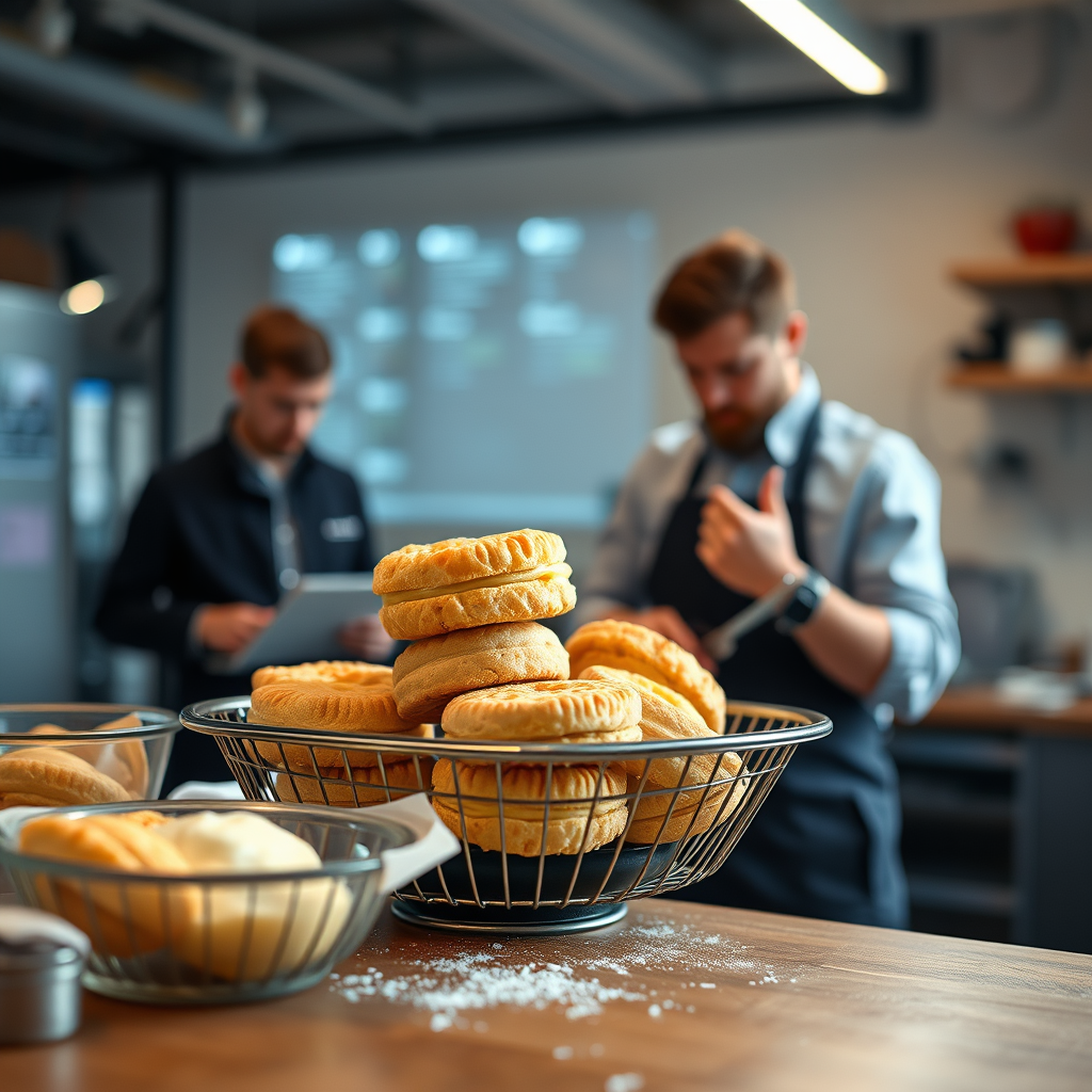 Baking Biscuits - recipe for biscuits made with mayonnaise