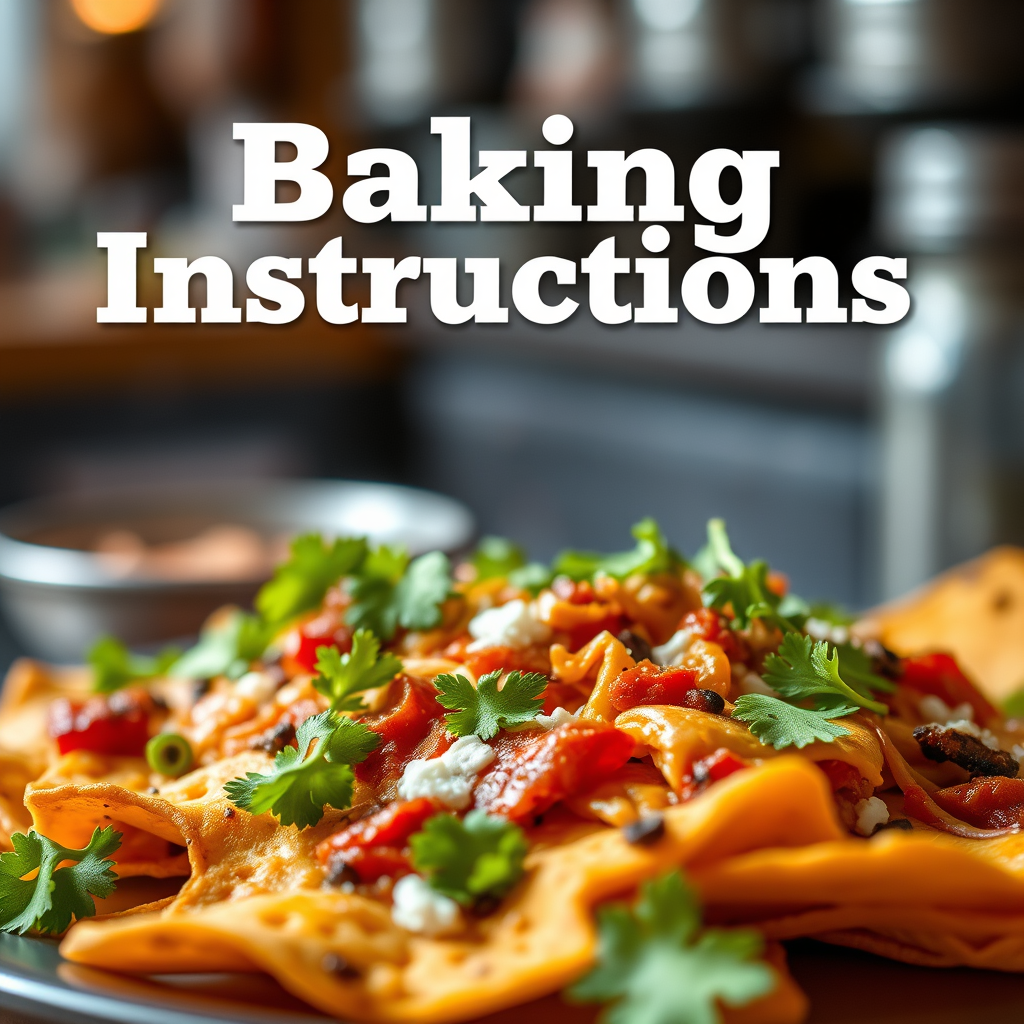 Baking Instructions - simple nachos recipe