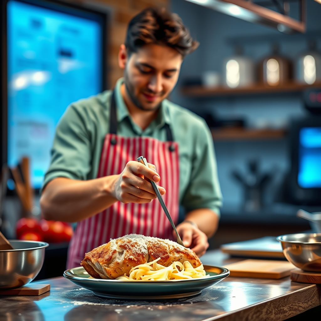 Baking Instructions - chicken recipe with mayonnaise and parmesan cheese