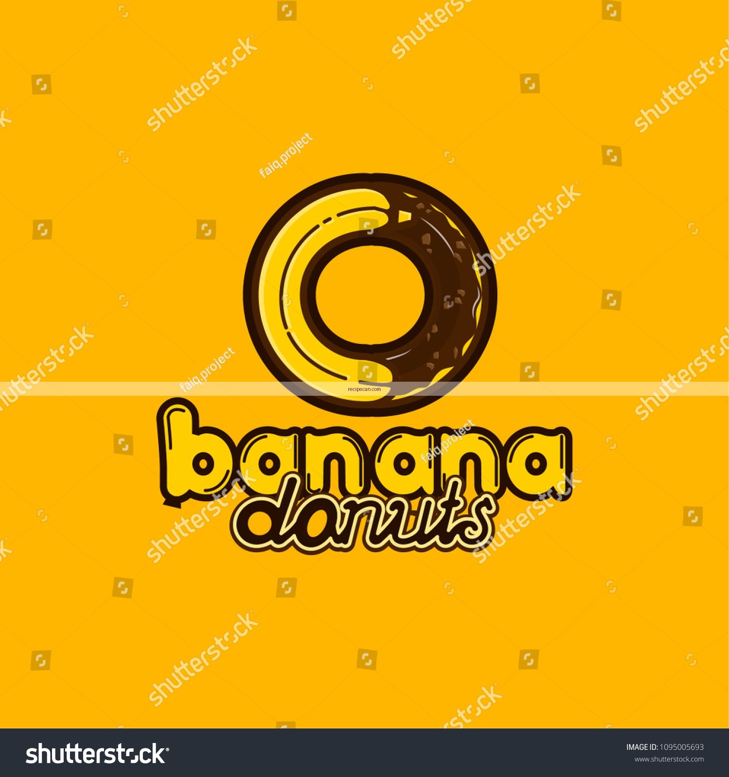 Banana Donuts Logo - banana donut recipe