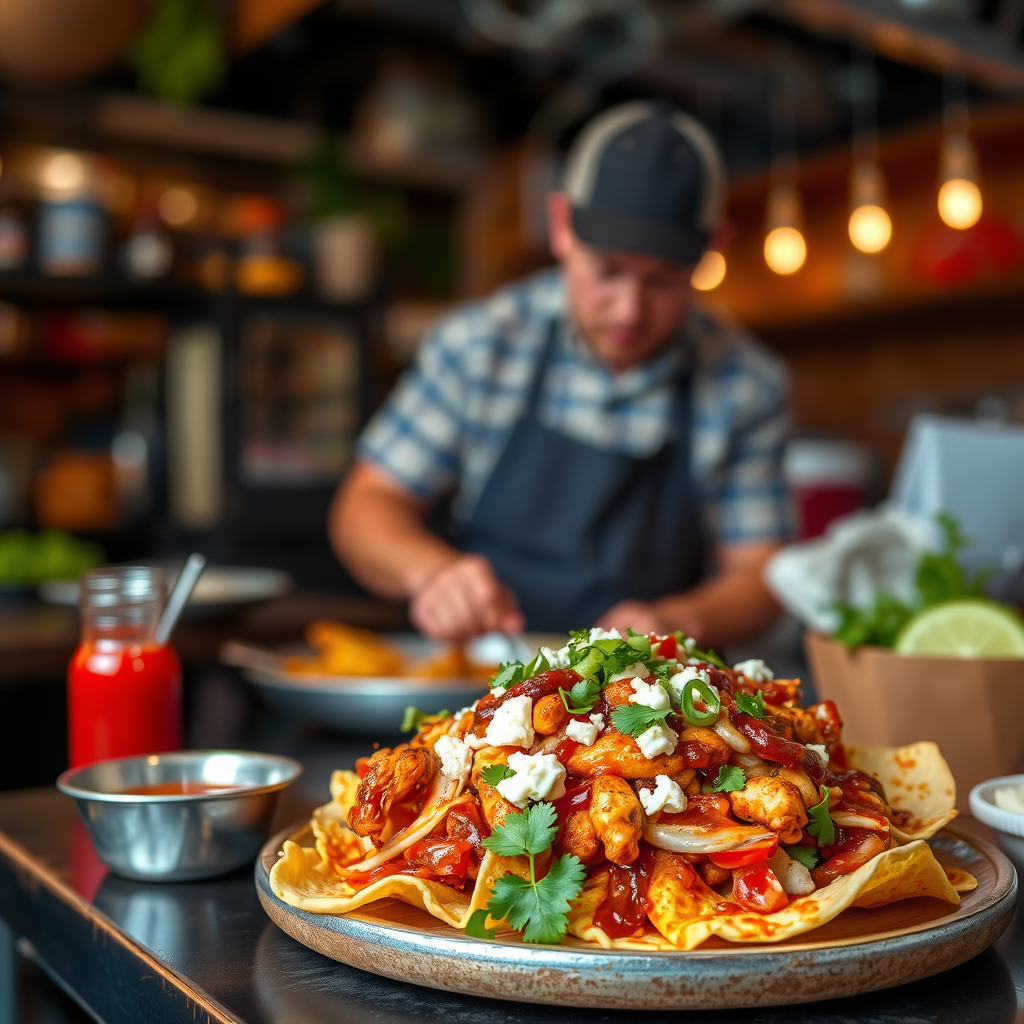 BBQ Chicken Nachos - chicken nacho recipes