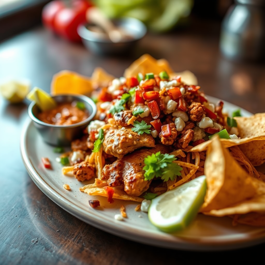 BBQ Chicken Nachos - best nacho recipes