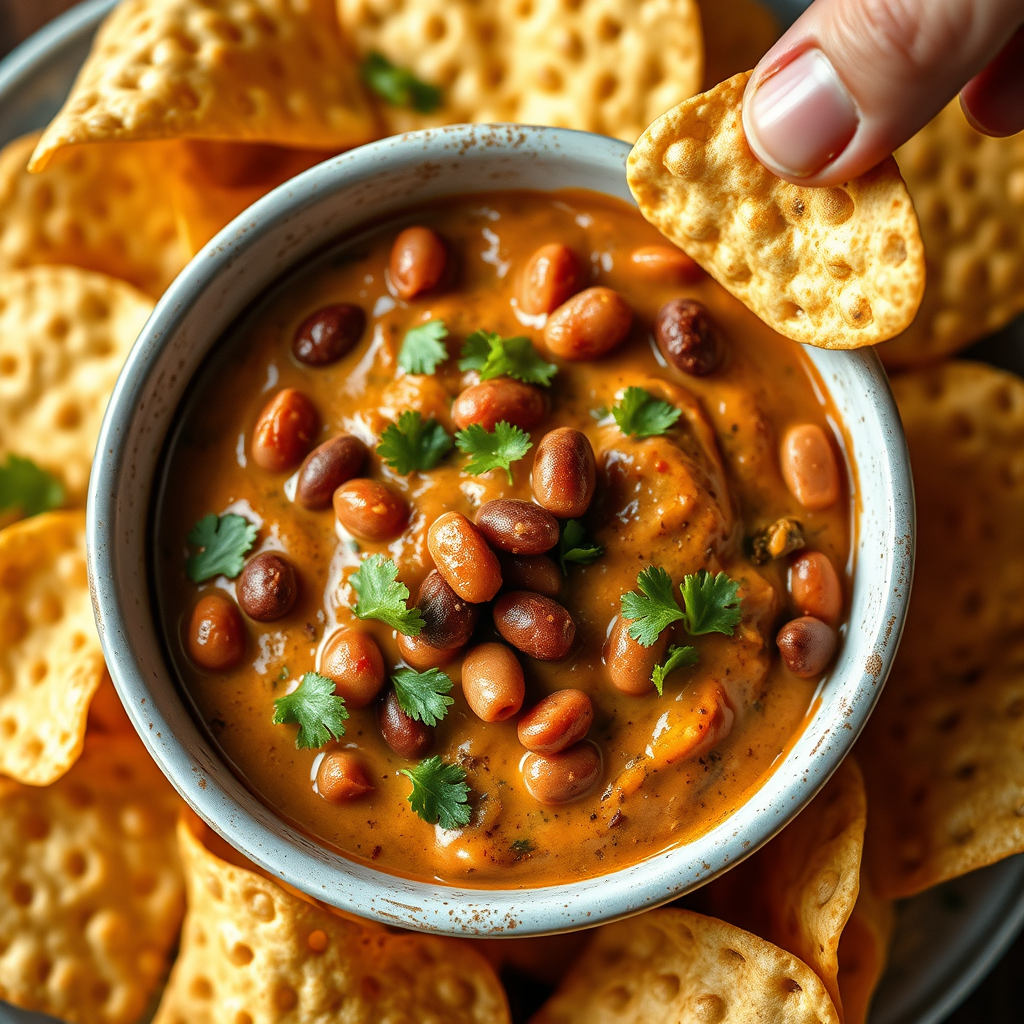 Bean Dip - recipe for dips for nachos