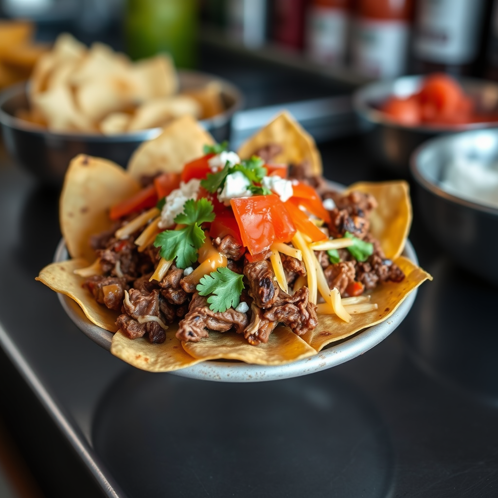 Beef Nachos - beef nachos recipe