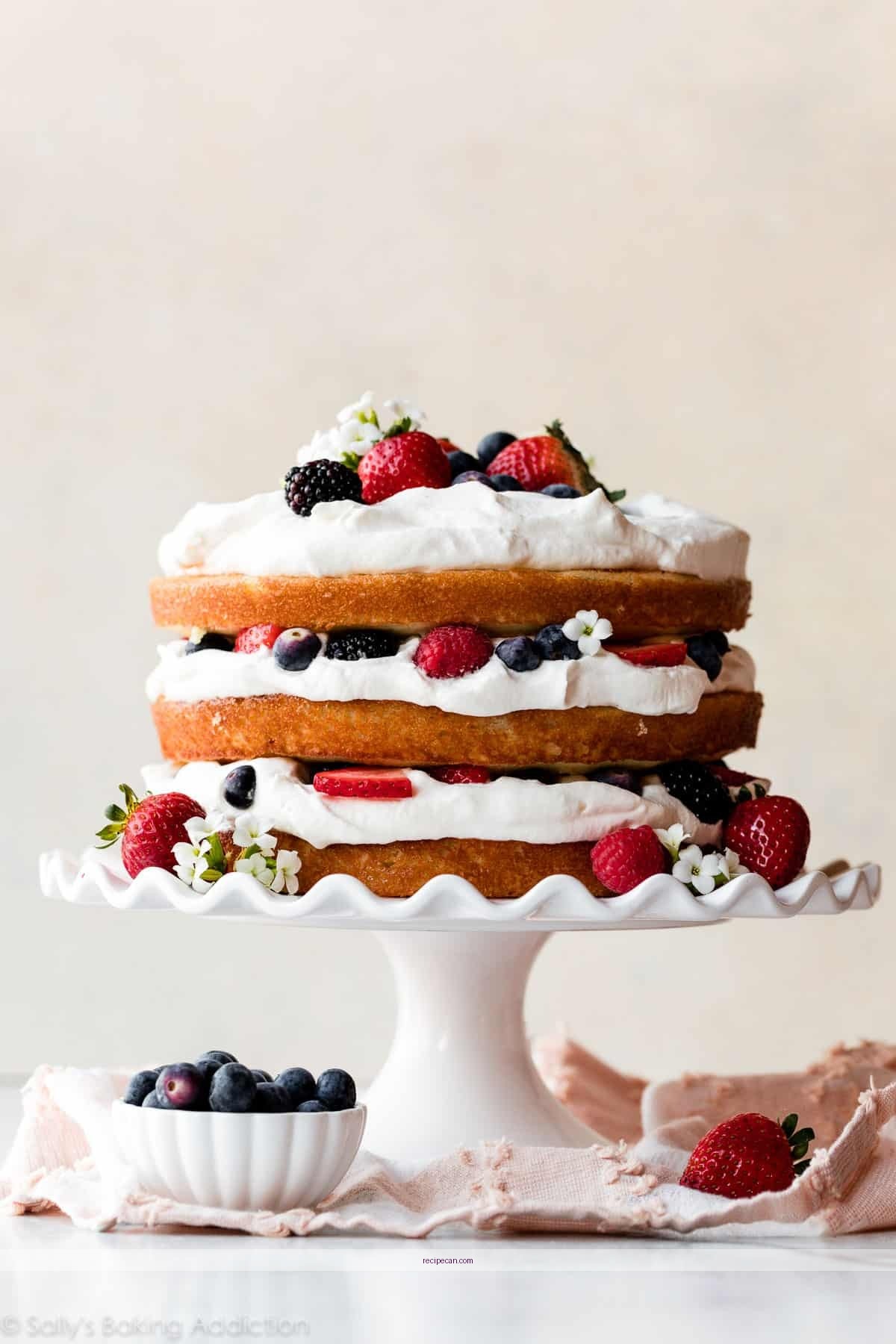 Berry Coffee Cake Sour Cream Baking Ingredients Fresh Berries Berry Coffee Cake Recipe - berry coffee cake recipe sour cream