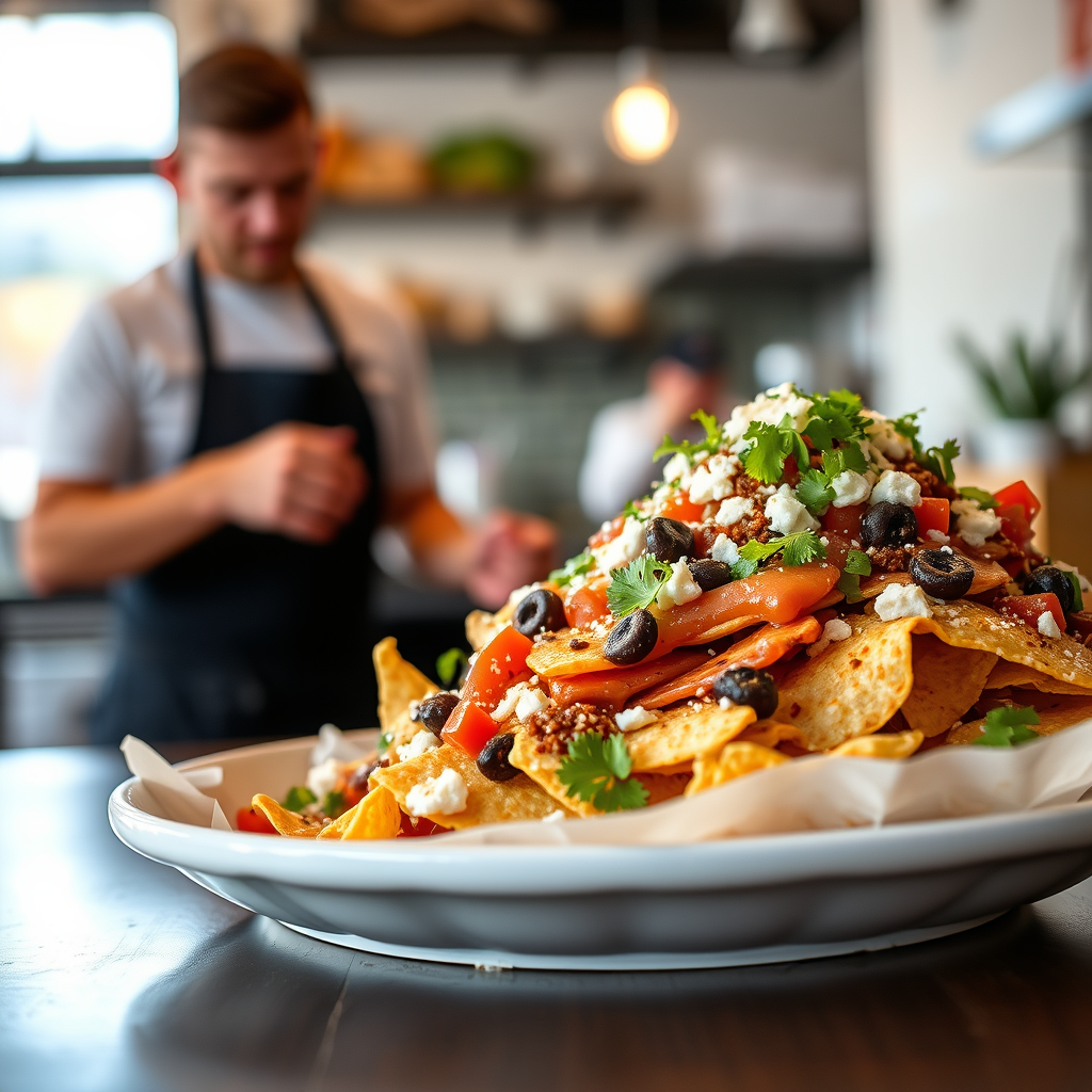 Breakfast Nachos - simple nacho recipes