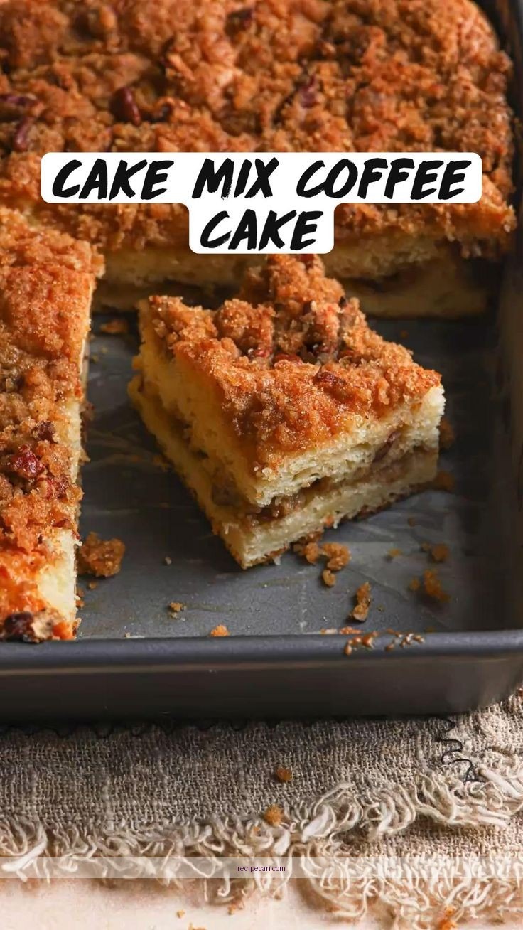 Cake Mix Coffee Cake Ingredients Baking Easy Coffee Cake Recipe - easy coffee cake recipe with cake mix