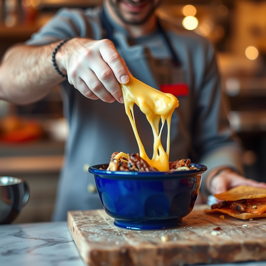 Cheese - brisket nachos recipe