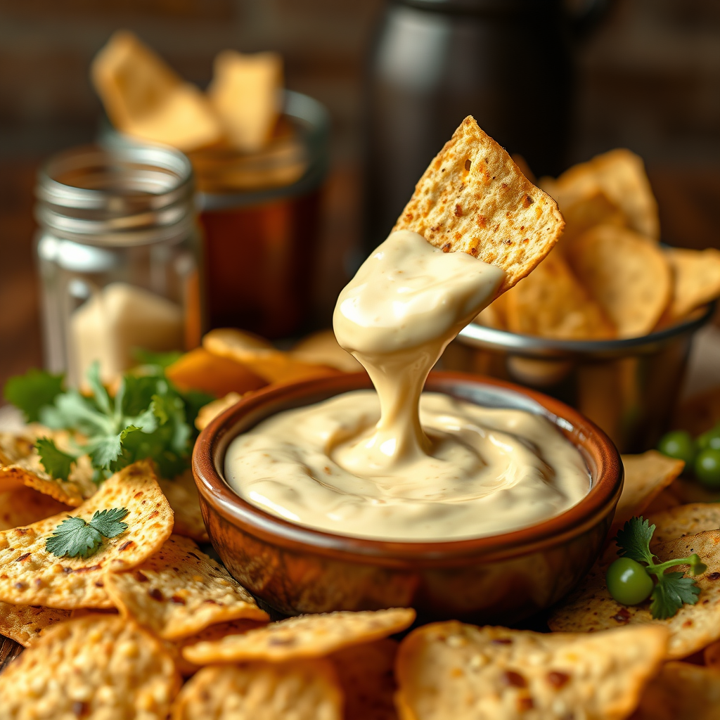 Cheese Dip - recipe for dips for nachos