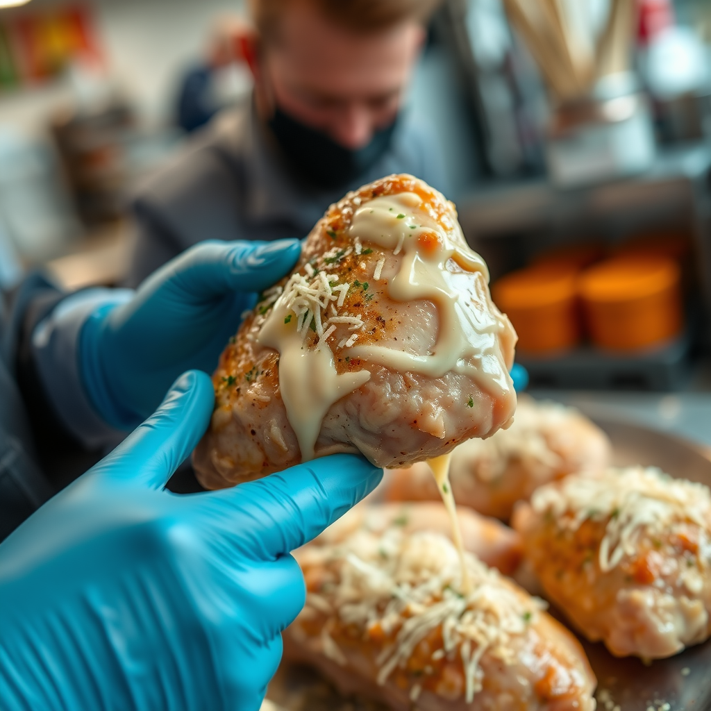 Chicken - chicken recipe with mayonnaise and parmesan cheese