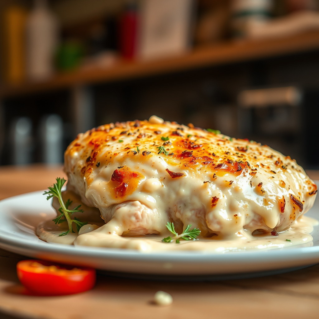 Chicken - chicken breast in mayonnaise recipe