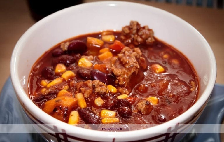 Chili Cooking Process Coffee Ingredients Step-By-Step Delicious Chili Recipe Coffee - chili recipe with coffee