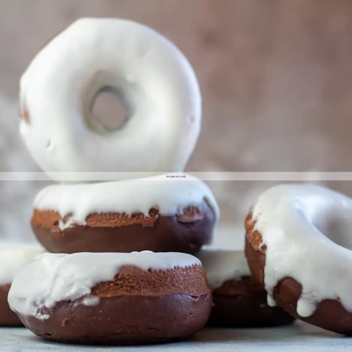 Chocolate Baked Donuts Logo - donut recipes baked