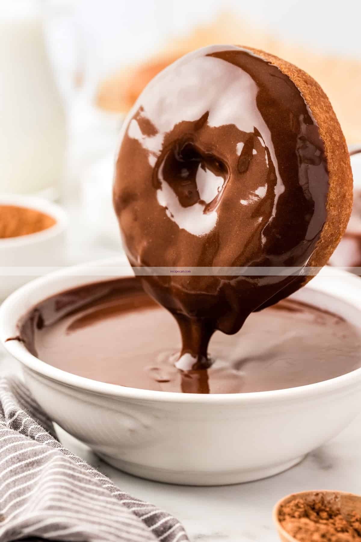 Chocolate Glaze Logo - donut glaze recipes