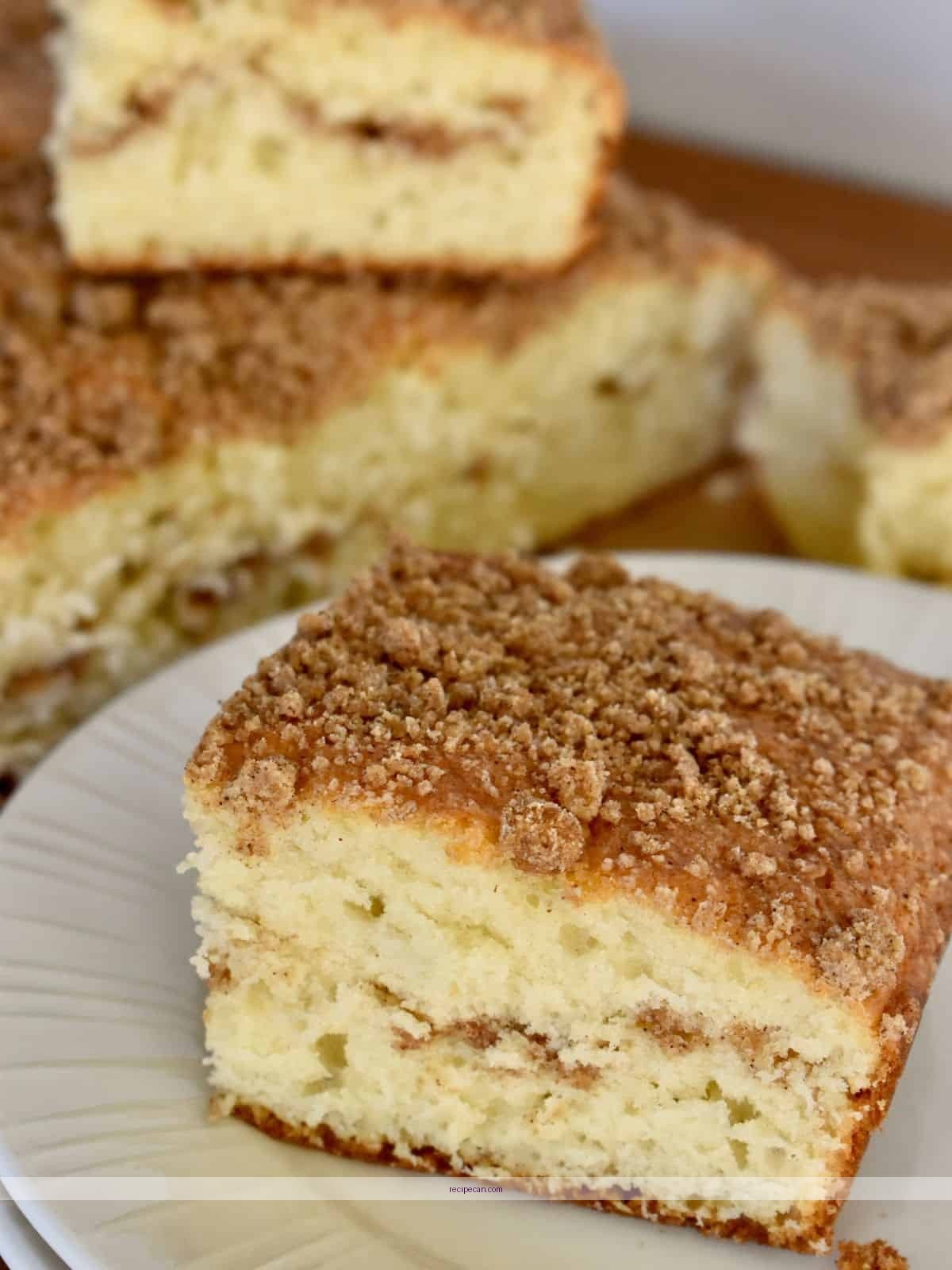 Cinnamon Coffee Cake Baking Process Step-By-Step Ingredients Delicious Cinnamon Coffee Cake - recipe for cinnamon coffee cake