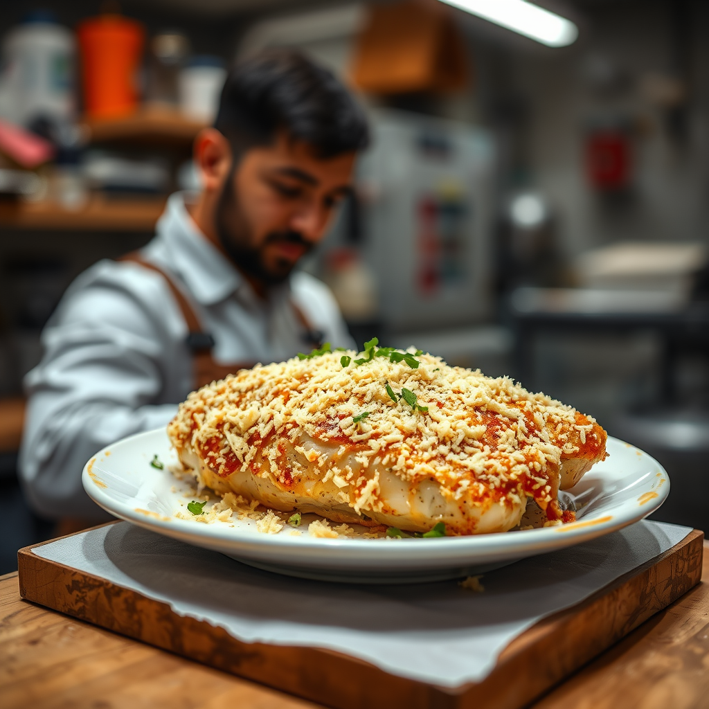 Coating the Chicken - parmesan crusted chicken recipe mayonnaise