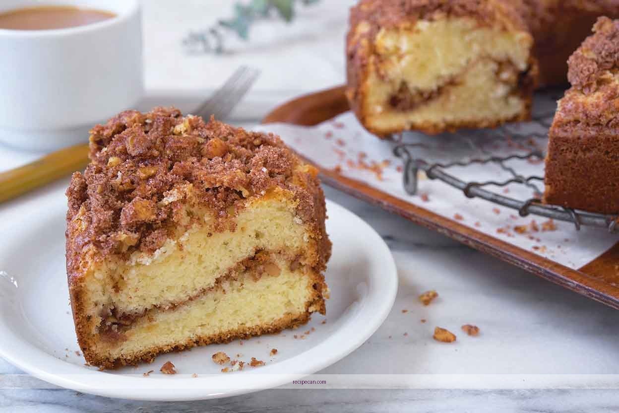 Coffee Cake Baking Process Sour Cream Ingredients Step-By-Step Expert Coffee Cake Recipes - coffee cake recipes using sour cream