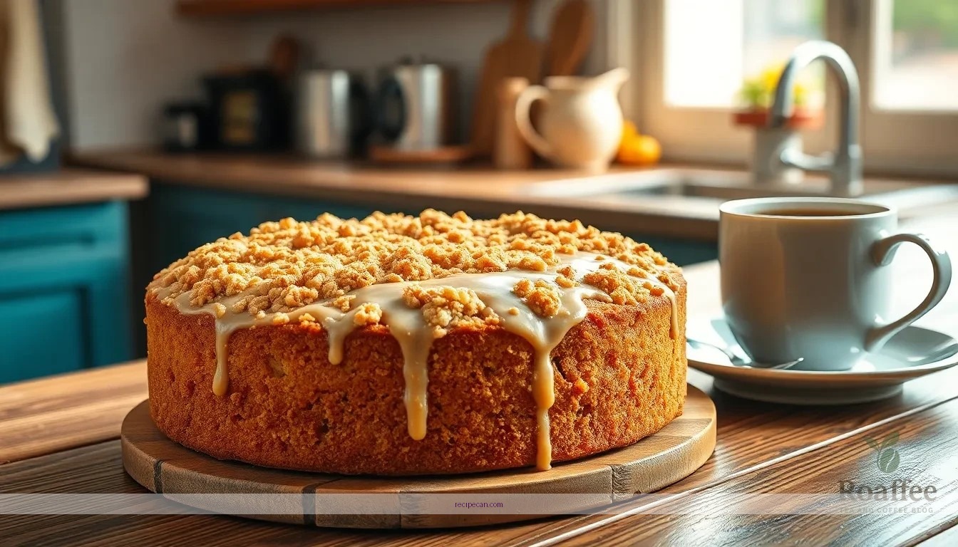 Coffee Cake Slice Cake Mix Ingredients Easy Coffee Cake Recipe - recipe for coffee cake made with cake mix